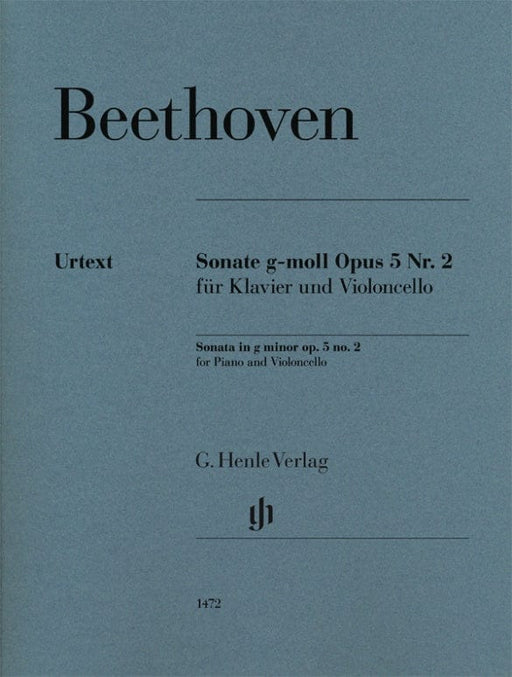 Cello Sonata in G Minor, Op. 5, No. 2 貝多芬 奏鳴曲 大提琴(含鋼琴伴奏) 亨乐版 | 小雅音樂 Hsiaoya Music