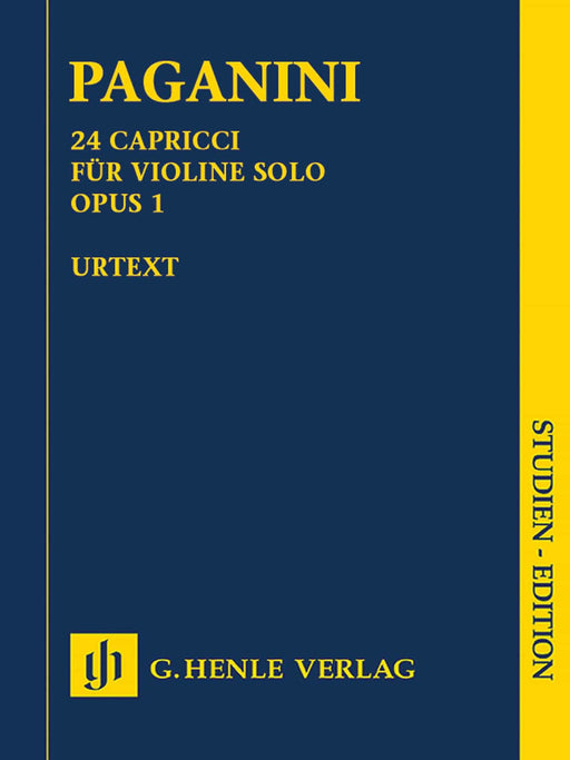 24 Capricci, Op. 1 Solo Violin 帕格尼尼 小提琴 亨乐版 | 小雅音樂 Hsiaoya Music
