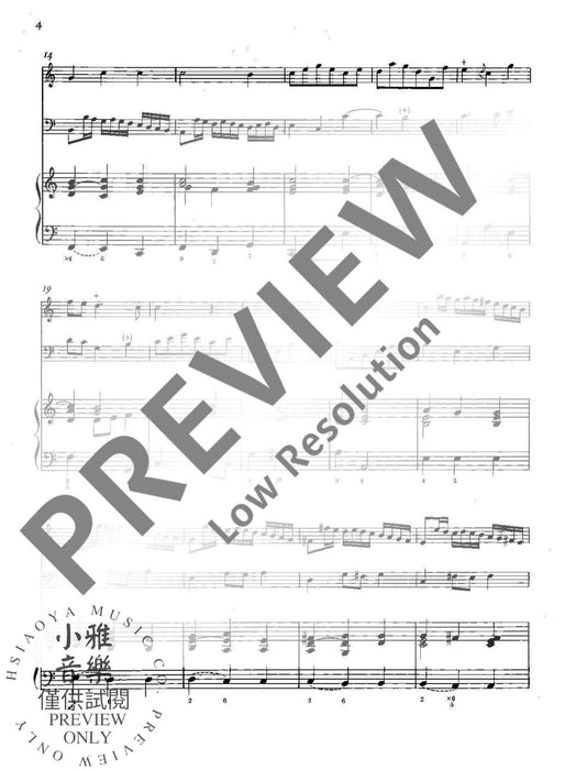 Triosonata a minor op. 37/5 玻瓦莫提耶 鋼琴三重奏 小調 朔特版 | 小雅音樂 Hsiaoya Music
