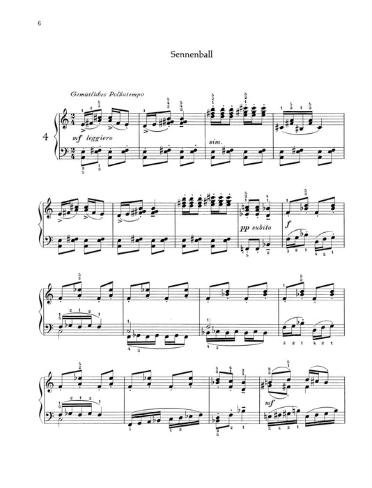 Bergsommer 8 Little Pieces 蘇特麥斯特 小品 鋼琴獨奏 朔特版 | 小雅音樂 Hsiaoya Music