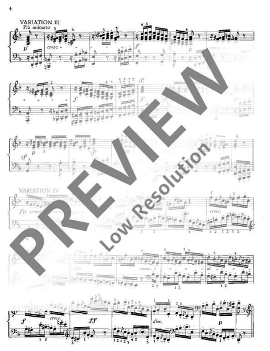 Variations sérieuses op. 54 孟德爾頌．菲利克斯 變奏曲 鋼琴獨奏 朔特版 | 小雅音樂 Hsiaoya Music