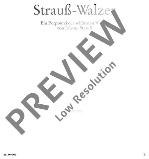 Strauß-Walzer A potpourri on famous waltzes 史特勞斯．約翰 圓舞曲 鋼琴獨奏 朔特版 | 小雅音樂 Hsiaoya Music