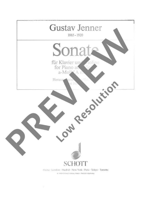 Sonata in A Minor 奏鳴曲 小調 小提琴加鋼琴 朔特版 | 小雅音樂 Hsiaoya Music