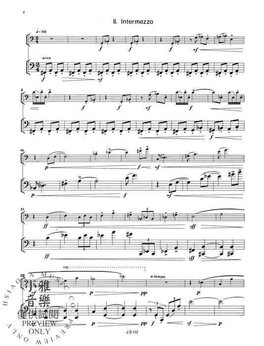 Divertimento op. 62c 胡麥爾˙貝托爾德 混和二重奏 嬉遊曲 朔特版 | 小雅音樂 Hsiaoya Music