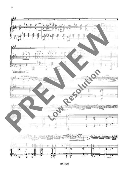 Theme and Variations op. 13 史特勞斯．弗朗茲 主題變奏 法國號 (含鋼琴伴奏) 齊默爾曼版 | 小雅音樂 Hsiaoya Music