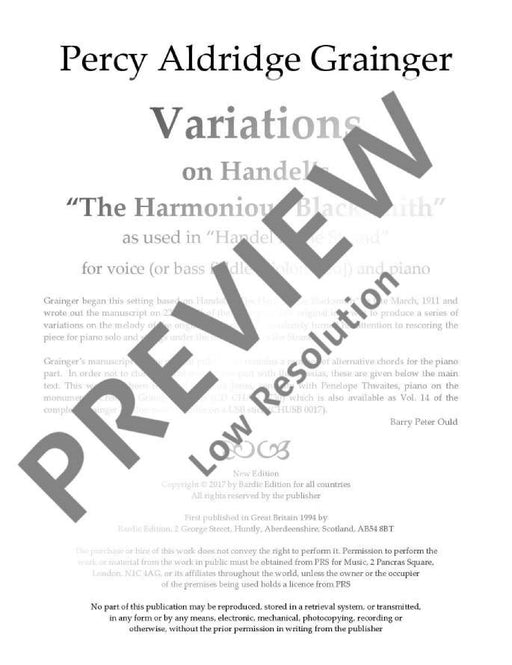 Variations on Handel's The Harmonius Blacksmith 葛林傑 變奏曲 大提琴加鋼琴 | 小雅音樂 Hsiaoya Music