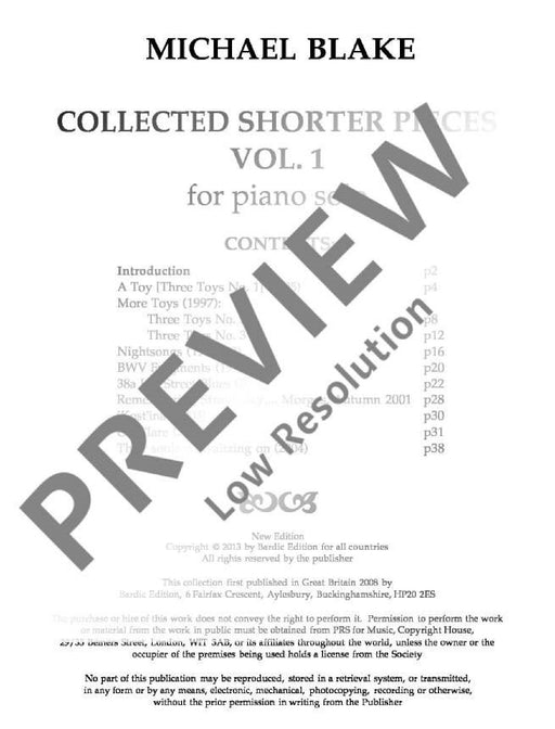 Collected Shorter Pieces Vol. 1 小品 鋼琴獨奏 | 小雅音樂 Hsiaoya Music