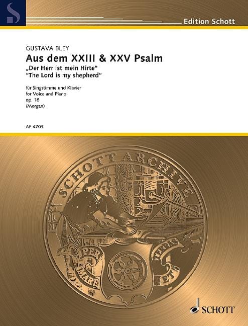 Text adapted from Psalms XXIII & XXV op. 18 The Lord is my shepherd 歌詞 詩篇 鋼琴獨奏 | 小雅音樂 Hsiaoya Music
