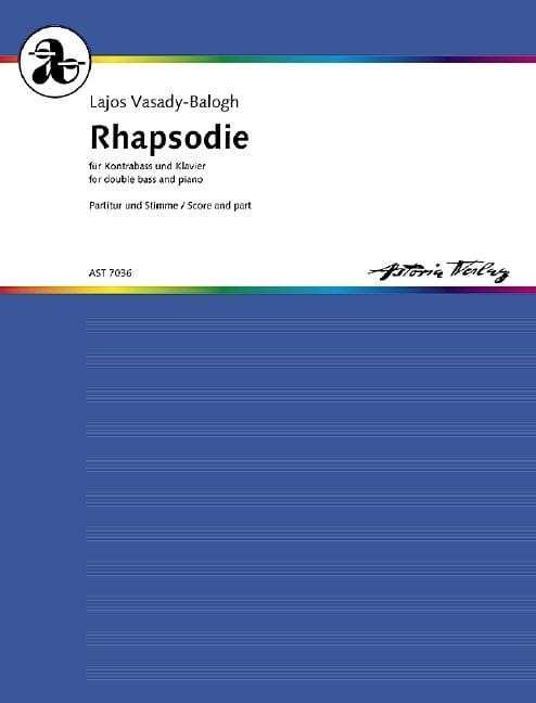 Rhapsodie op. 21 for double bass and piano 狂想曲 鋼琴 低音大提琴加鋼琴 | 小雅音樂 Hsiaoya Music