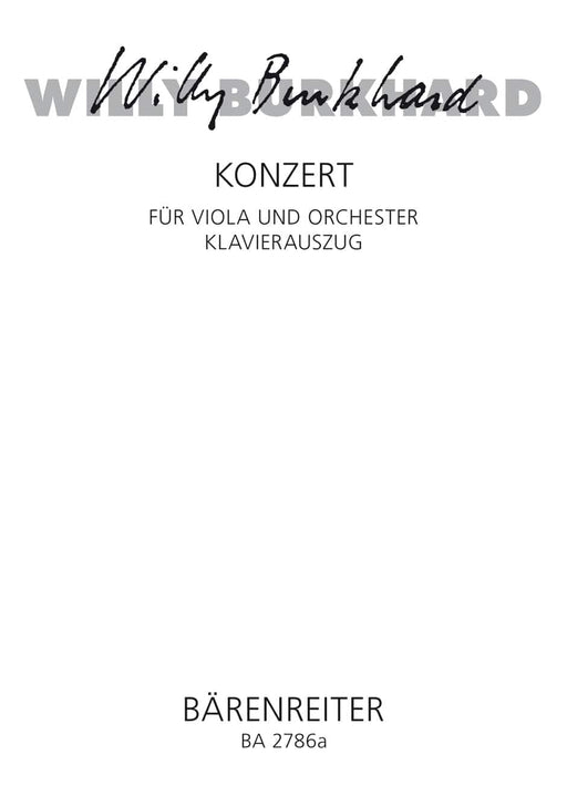 Concerto for Viola and Orchestra op. 93 (1953) 布哈德威利 協奏曲 中提琴 管弦樂團 騎熊士版 | 小雅音樂 Hsiaoya Music