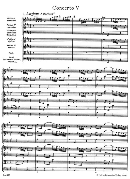 Concerto grosso D-Dur op. 6/5 HWV 323 韓德爾 大協奏曲 騎熊士版 | 小雅音樂 Hsiaoya Music