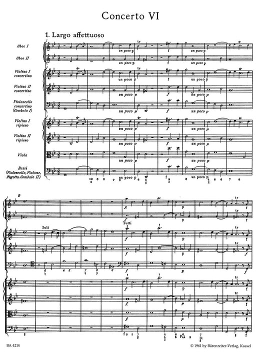 Concerto grosso g-Moll op. 6/6 HWV 324 -In der Continuo-Gruppe sind 2 Cembali besetzt- 韓德爾 大協奏曲 騎熊士版 | 小雅音樂 Hsiaoya Music