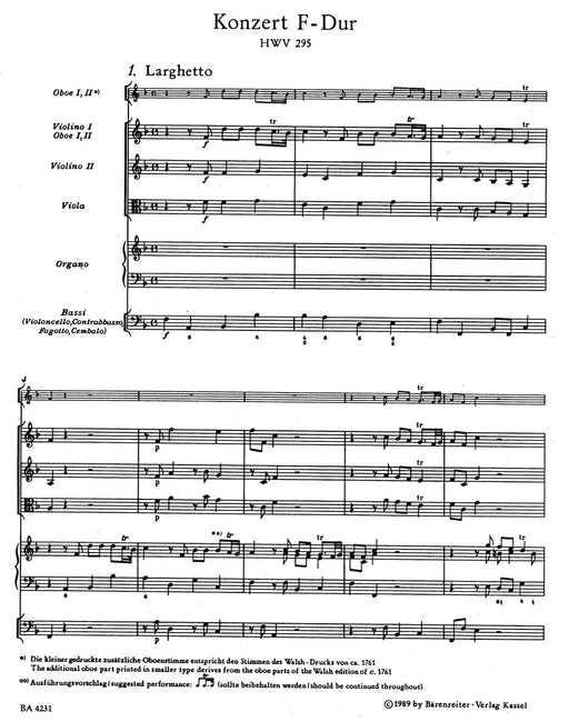 Concerto for Organ and Orchestra Nr. 13 F major HWV 295 "The Cuckoo and the Nightingale" 韓德爾 協奏曲 管風琴 管弦樂團 夜鶯 騎熊士版 | 小雅音樂 Hsiaoya Music