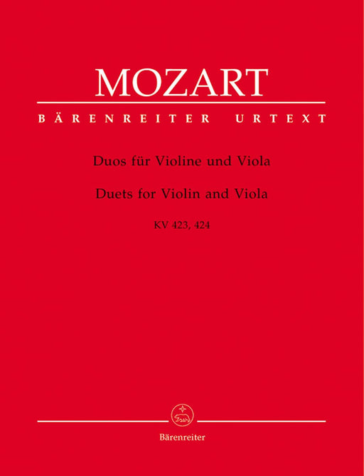 Duets for Violin and Viola K. 423,424 莫札特 二重奏 小提琴 中提琴 騎熊士版 | 小雅音樂 Hsiaoya Music