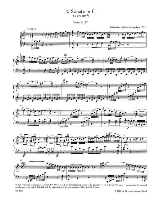 Piano Sonatas, Volume 1 莫札特 鋼琴 奏鳴曲 騎熊士版 | 小雅音樂 Hsiaoya Music