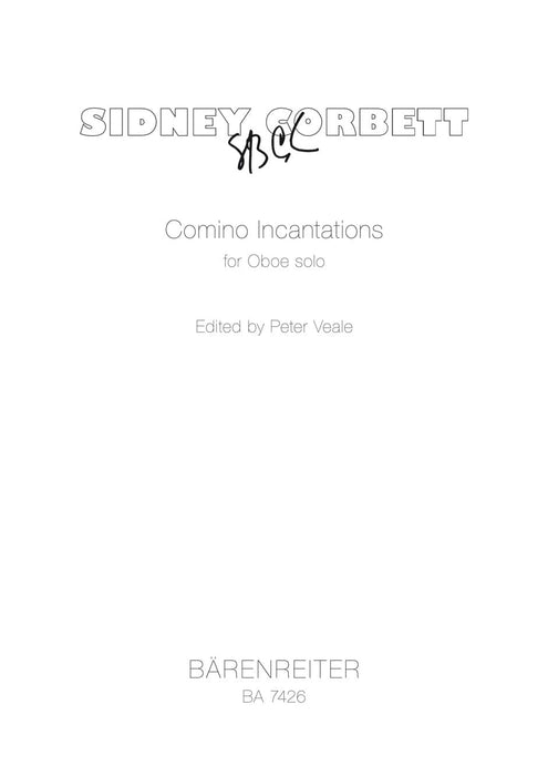 Comino Incantations für Oboe solo (1994) 雙簧管 獨奏 騎熊士版 | 小雅音樂 Hsiaoya Music