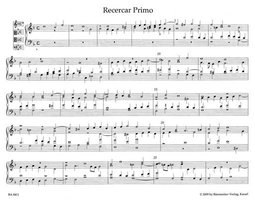 Recercari, et Canzoni franzese (Rom, Zannetti, 1615, ?1618) 弗雷斯科巴第 騎熊士版 | 小雅音樂 Hsiaoya Music