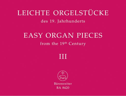 Easy Organ Pieces, Volume 3 管風琴 小品 騎熊士版 | 小雅音樂 Hsiaoya Music