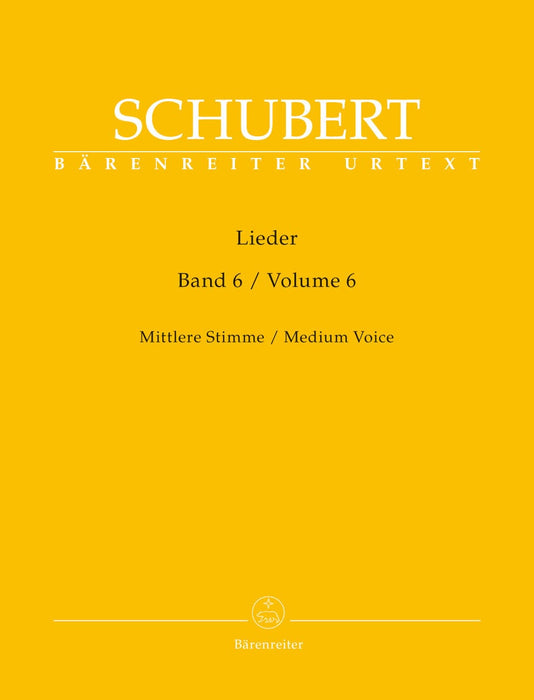 Lieder, Volume 6 (Medium Voice) 舒伯特 騎熊士版 | 小雅音樂 Hsiaoya Music