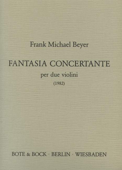 Fantasia concertante 幻想曲複協奏曲 雙小提琴 柏特-柏克版 | 小雅音樂 Hsiaoya Music