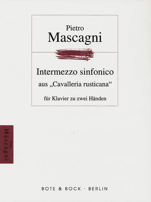 Cavalleria rusticana Intermezzo sinfonico 馬斯卡尼 鄉村騎士間奏曲 鋼琴獨奏 柏特-柏克版 | 小雅音樂 Hsiaoya Music