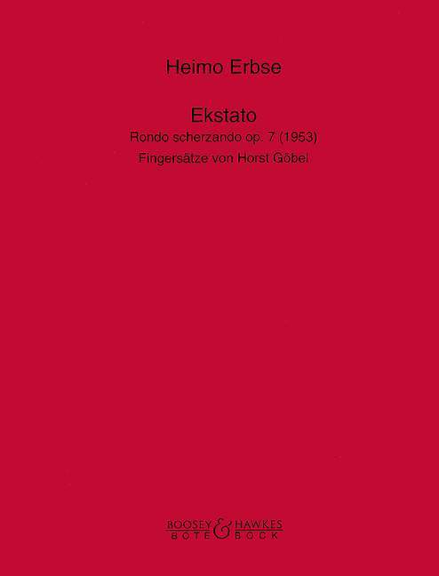 Ekstato op. 7 Rondo scherzando 艾爾布瑟 迴旋曲 鋼琴獨奏 柏特-柏克版 | 小雅音樂 Hsiaoya Music