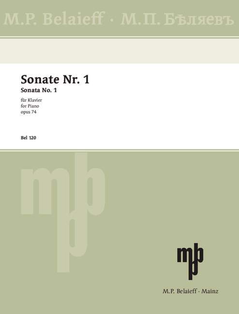 Sonata No 1 Bb minor op. 74 葛拉祖諾夫 奏鳴曲 小調 鋼琴獨奏 | 小雅音樂 Hsiaoya Music