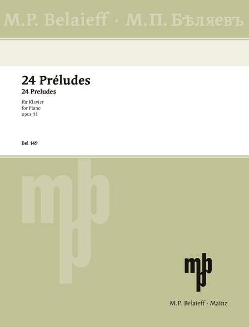24 Preludes op. 11 斯克里亞賓 前奏曲 鋼琴獨奏 | 小雅音樂 Hsiaoya Music