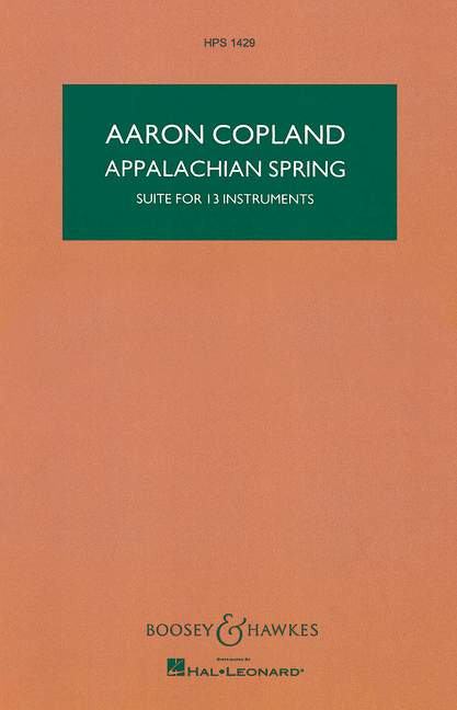 Appalachian Spring Suite for 13 Instruments 柯普蘭 阿帕拉契之春組曲 樂器 總譜 博浩版 | 小雅音樂 Hsiaoya Music