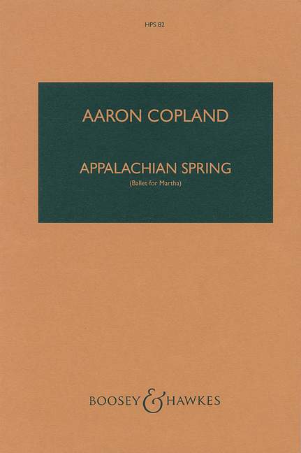 Appalachian Spring Ballet for Martha 柯普蘭 阿帕拉契之春芭蕾瑪塔 總譜 博浩版 | 小雅音樂 Hsiaoya Music