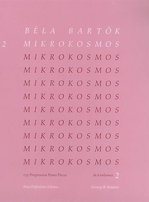 Mikrokosmos Vol. 2 153 Progressive Piano Pieces 巴爾托克 小宇宙 鋼琴小品 鋼琴練習曲 博浩版 | 小雅音樂 Hsiaoya Music