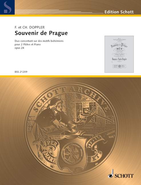 Souvenir de Prague op. 24 sur des Motifs Bohemiens 長笛 2把以上加鋼琴 朔特版 | 小雅音樂 Hsiaoya Music