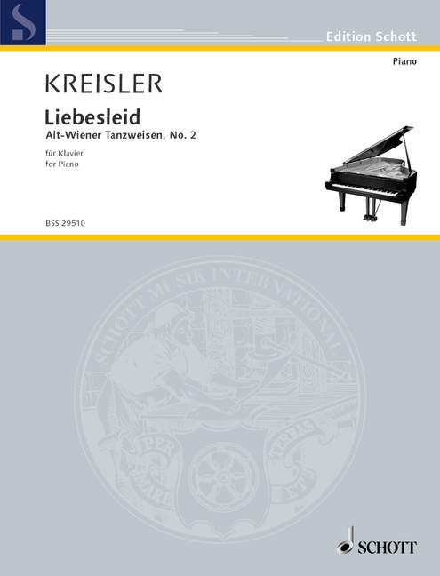 Alt-Wiener Tanzweisen Nr. 2: Liebesleid 克萊斯勒 愛之悲 鋼琴獨奏 朔特版 | 小雅音樂 Hsiaoya Music