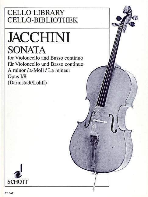 Sonata A Minor op. 1/8 奏鳴曲小調 大提琴加鋼琴 朔特版 | 小雅音樂 Hsiaoya Music