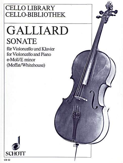 Sonata E Minor 加利亞德 奏鳴曲小調 大提琴加鋼琴 朔特版 | 小雅音樂 Hsiaoya Music