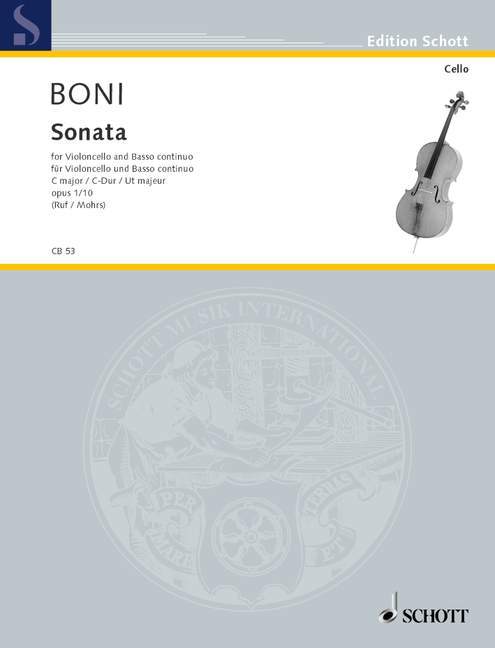 Sonata in C op. 1/10 奏鳴曲 大提琴加鋼琴 朔特版 | 小雅音樂 Hsiaoya Music