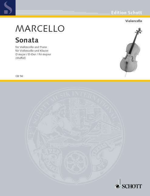 Sonata D Major 馬爾切羅．貝內代托 奏鳴曲大調 大提琴加鋼琴 朔特版 | 小雅音樂 Hsiaoya Music