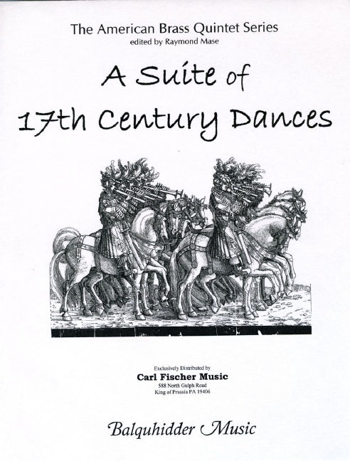 A Suite of 17th Century Dances 銅管五重奏 組曲舞曲 | 小雅音樂 Hsiaoya Music