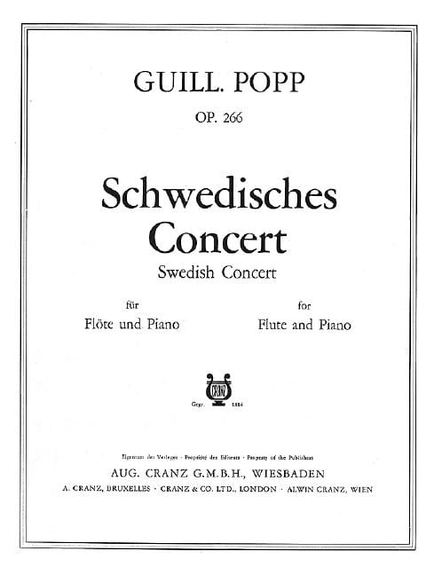 Schwedisches Konzert op. 266 珀普 協奏曲 長笛加鋼琴 | 小雅音樂 Hsiaoya Music