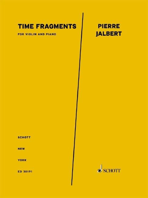 Time Fragments for violin and piano 小提琴鋼琴 小提琴加鋼琴 朔特版 | 小雅音樂 Hsiaoya Music