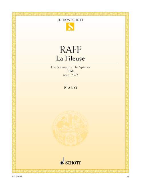 La Fileuse op. 157/2 Etude 拉富 練習曲 鋼琴獨奏 朔特版 | 小雅音樂 Hsiaoya Music