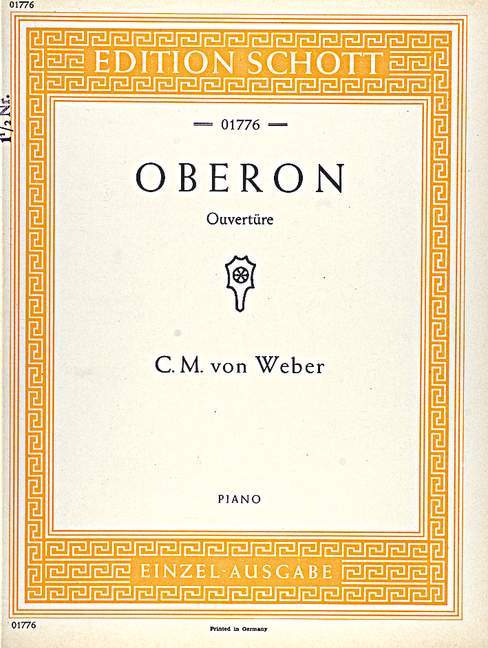 Oberon Overture 韋伯．卡爾 歐伯龍序曲 鋼琴獨奏 朔特版 | 小雅音樂 Hsiaoya Music