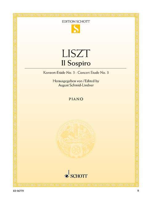 Il Sospiro Concert-Etude III 李斯特 音樂會練習曲 鋼琴獨奏 朔特版 | 小雅音樂 Hsiaoya Music