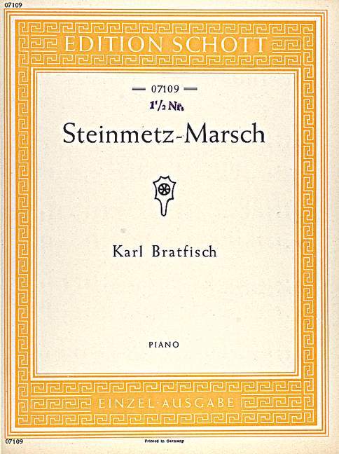 Steinmetz-Marsch II, 197 鋼琴獨奏 朔特版 | 小雅音樂 Hsiaoya Music