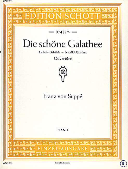 Die schöne Galathee Overture 蘇佩 序曲 鋼琴獨奏 朔特版 | 小雅音樂 Hsiaoya Music