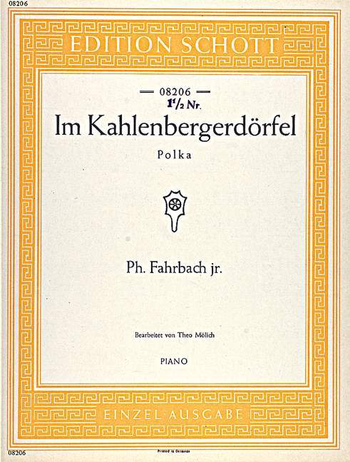 Im Kahlenbergerdörfel op. 340 Polka 波卡舞曲 鋼琴獨奏 朔特版 | 小雅音樂 Hsiaoya Music