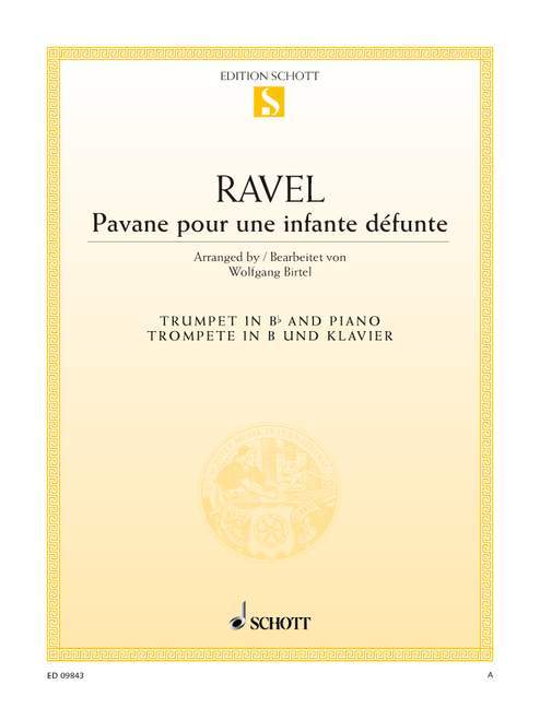 Pavane pour une infante défunte 拉威爾摩利斯 悼念早夭公主的帕望舞曲 小號 1把以上加鋼琴 朔特版 | 小雅音樂 Hsiaoya Music