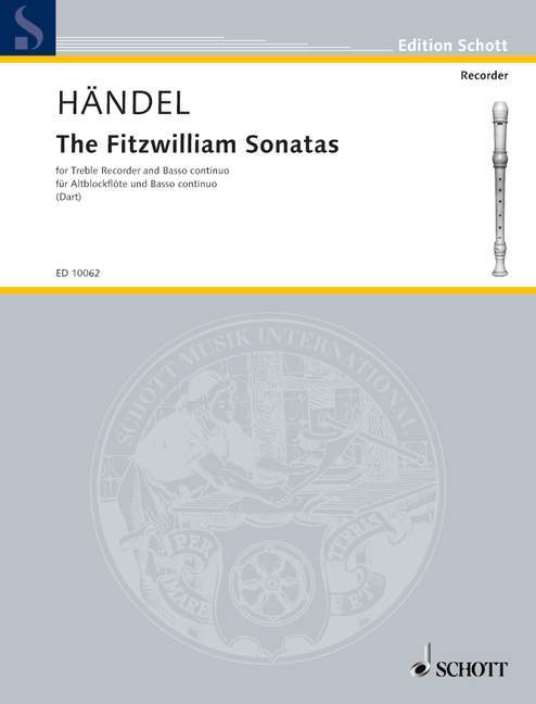 The Fitzwilliam Sonatas 韓德爾 奏鳴曲 長笛加鋼琴 朔特版 | 小雅音樂 Hsiaoya Music