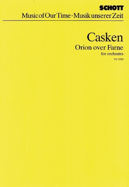 Orion over Farne for orchestra 凱斯肯 管弦樂團 總譜 朔特版 | 小雅音樂 Hsiaoya Music