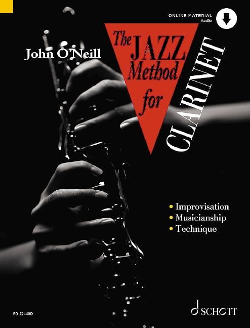 The Jazz Method for Clarinet Vol. 1 Complete courses for players of all ages from their first note to jazz classics 爵士音樂 音符爵士音樂 豎笛教材 朔特版 | 小雅音樂 Hsiaoya Music